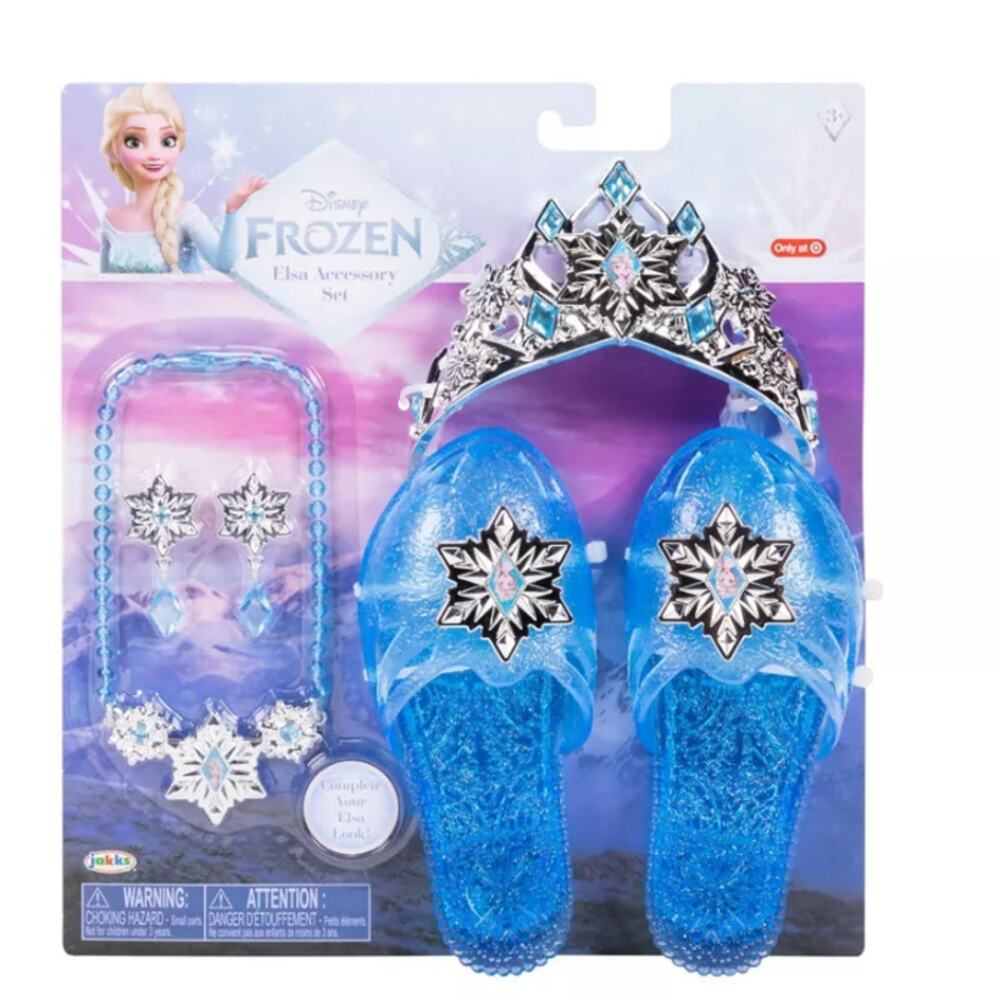 Frozen Elsa Accessory Set 5pc for Dress up Cosplay for Girls